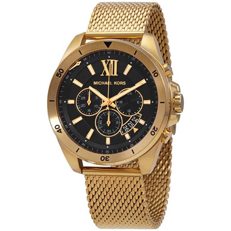 michael kors brecken black dial.